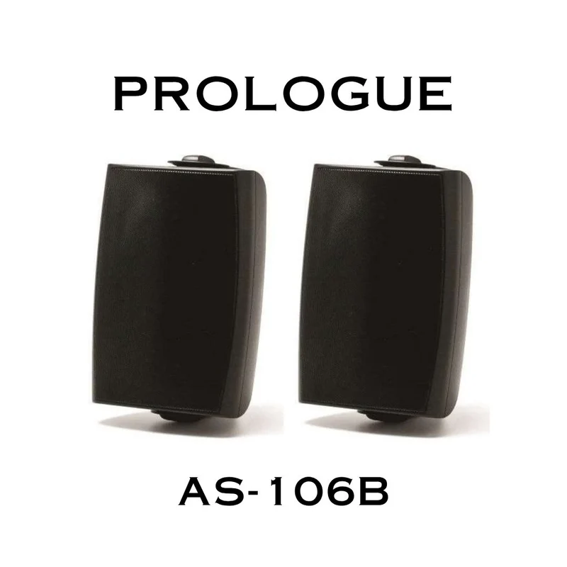 PROLOGUE AS-106W/B | Haut-parleur satellite, 6.5'', 8Ohms/70V, 50W (Paire)