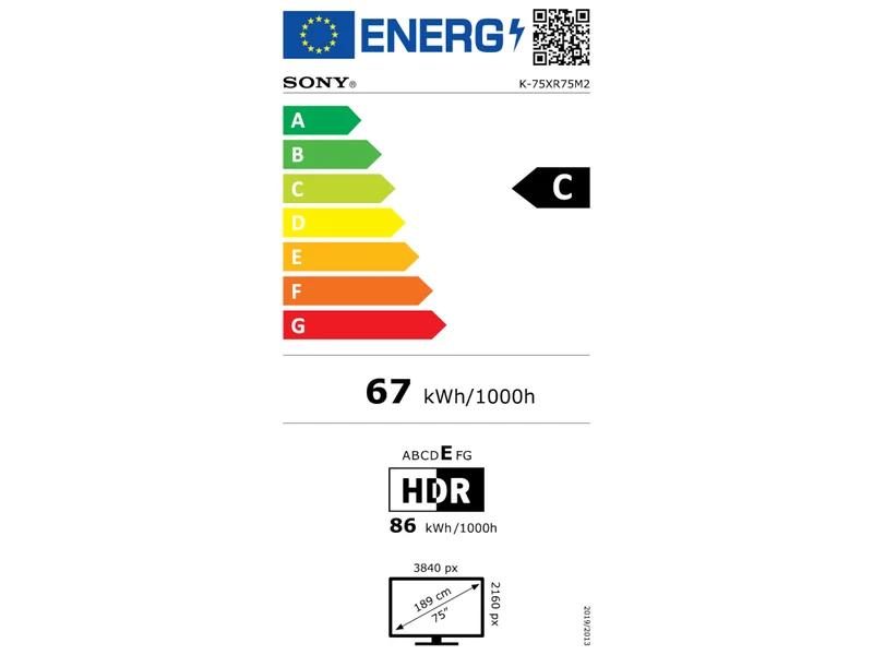 SONY 75 BRAVIA 7 II (K75XR75M2PB)