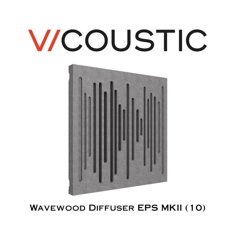 Vicoustic Wavewood Diffuser EPS MKII | Panneau acoustique diffuseur (10 Unités)