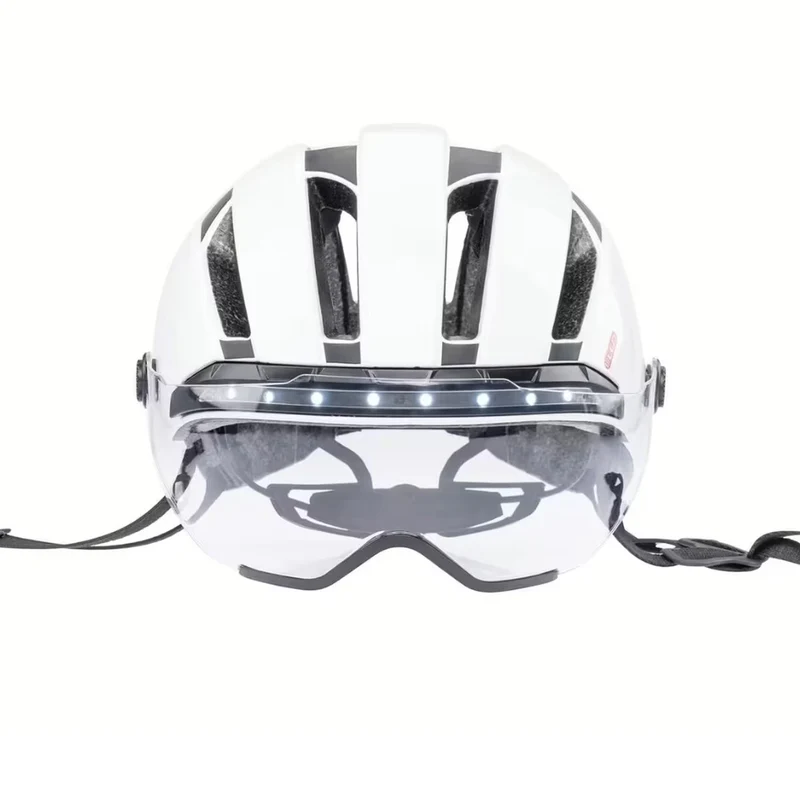 Casque vélo lumineux avec clignotants led Contec Como