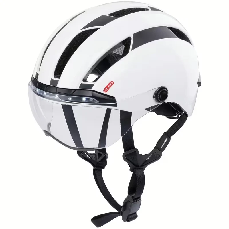 Casque vélo lumineux avec clignotants led Contec Como