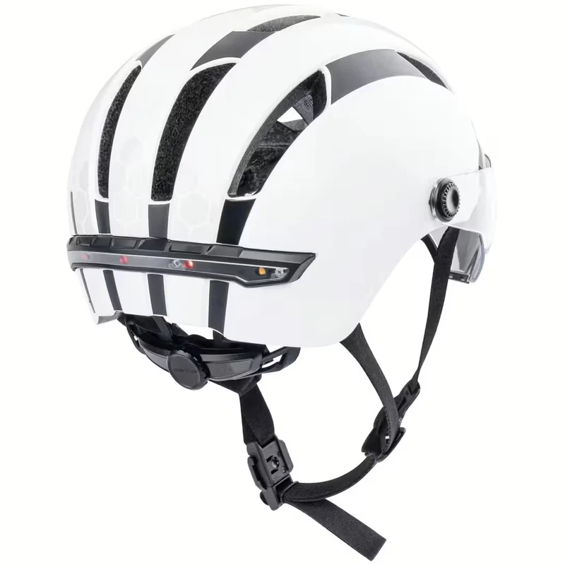 Casque vélo lumineux avec clignotants led Contec Como