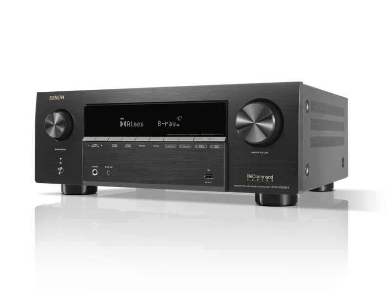 Denon AVR-X3900H | Récepteur cinéma maison 9.4 Dolby Atmos 105Watts/canal 8K/HEOS