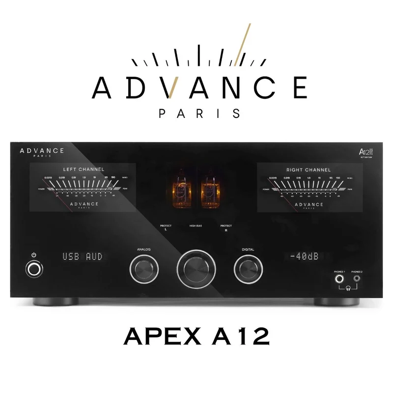 Advance Paris APEX A12 | Amplificateur stéréo haute-fidélité 2 x 190 watts