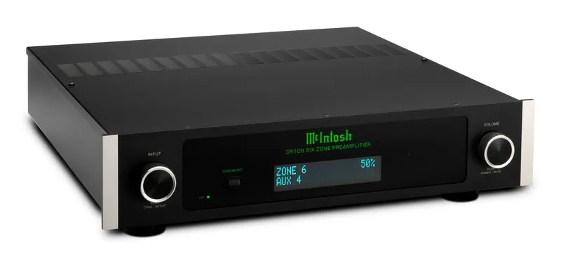 McIntosh CR106 – Préampli Audio Matrix 6 Zones Bluetooth | Multiroom Hi-Fi