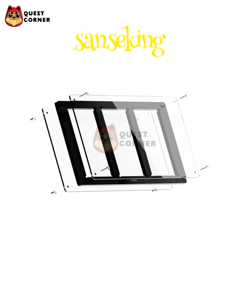 Cadre Acrylique pour 3 Cartes Gradées – 3 Slots Graded Card Display Frame – Sanseking