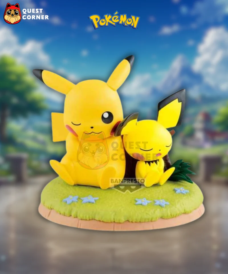 Figurine Pikachu & Pichu – Pokemon – Relaxing Time – Banpresto