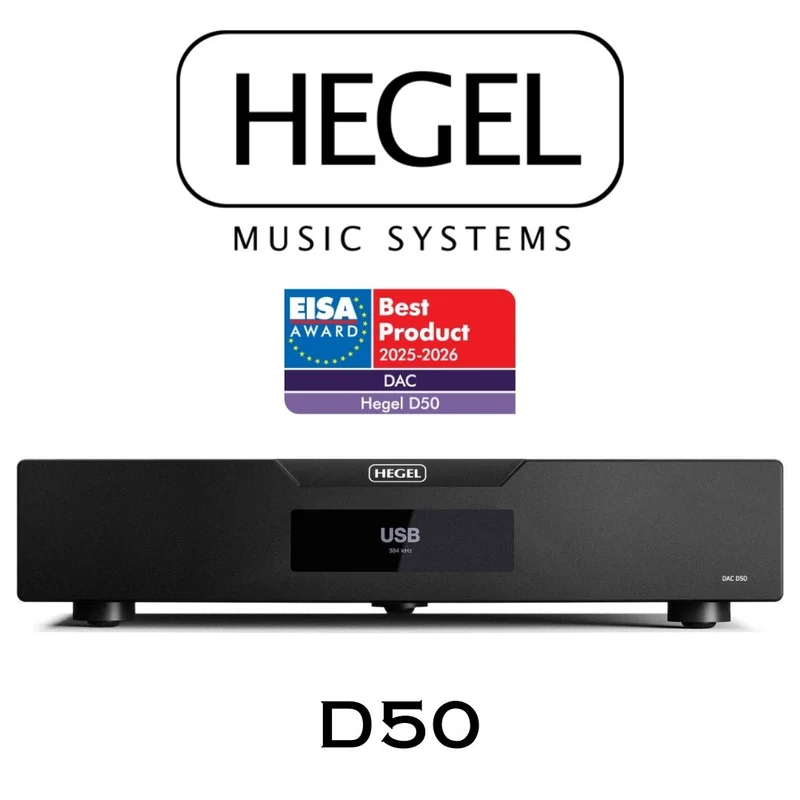 Hegel D50 | Convertisseur numérique-analogique (DAC) de référence