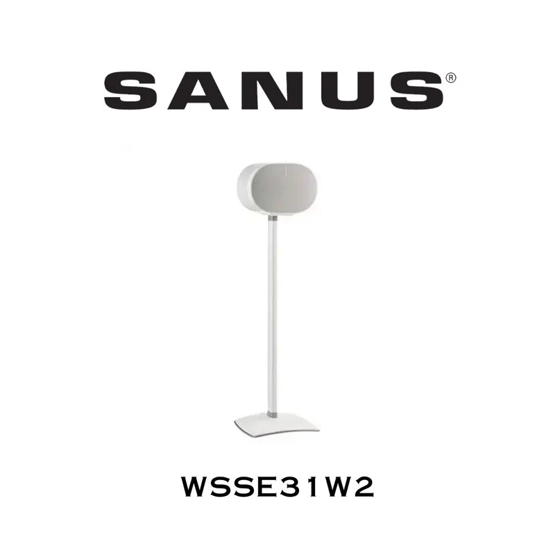 Sanus WSSE31W2 - Support d'enceinte pour Sonos Era 300 Blanc 32.3'' haut (Unité)