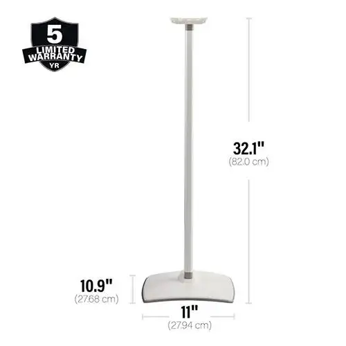Sanus WSSE31W2 - Support d'enceinte pour Sonos Era 300 Blanc 32.3'' haut (Unité)