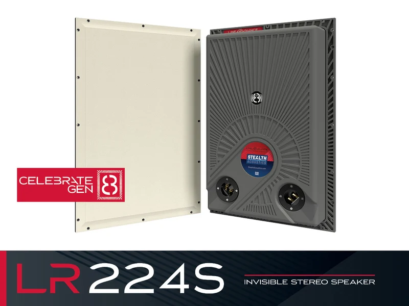 Stealth Acoustics LR224S | Enceinte invisible 2 voies Stéréo avec 1 hp 8'' (Unité)