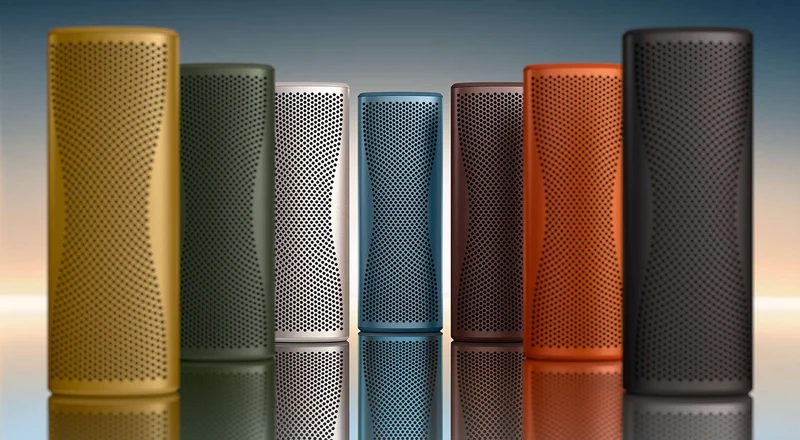 KEF Muo | Haut-parleur portable Haute-Fidélité Bluetooth IP67