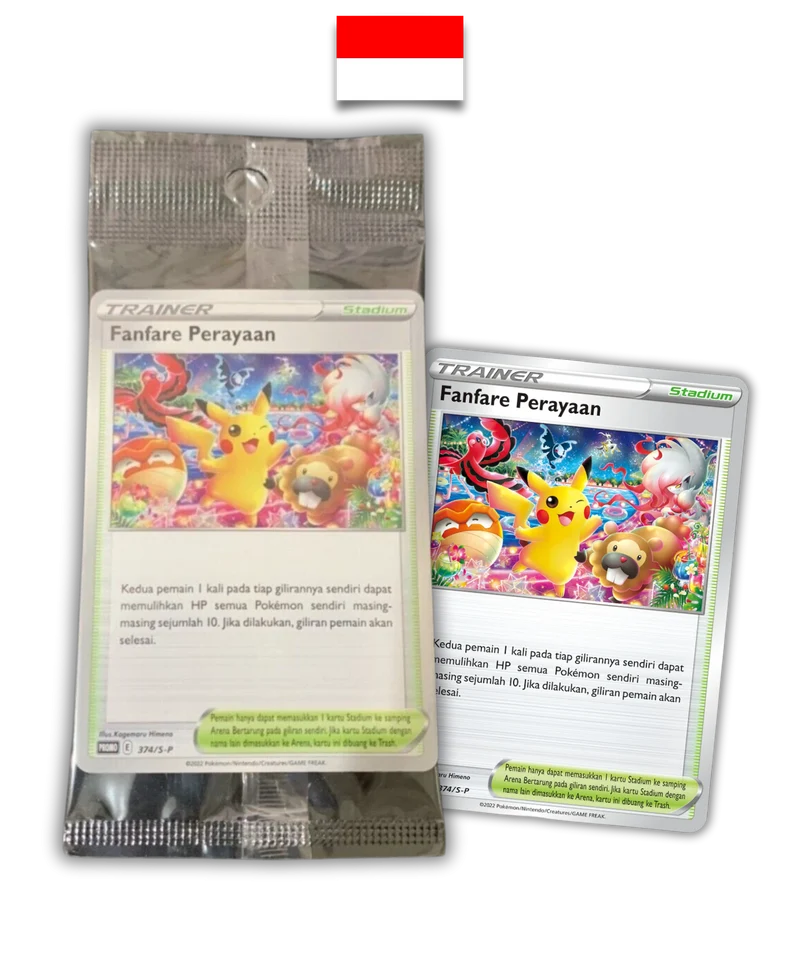 Carte Pokémon – Fanfare Perayaan 374/S-P Promo – Indonésien