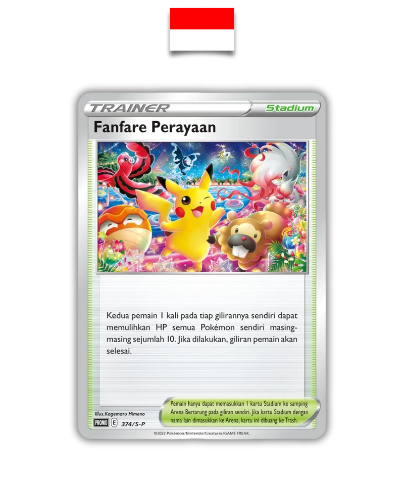 Carte Pokémon – Fanfare Perayaan 374/S-P Promo – Indonésien