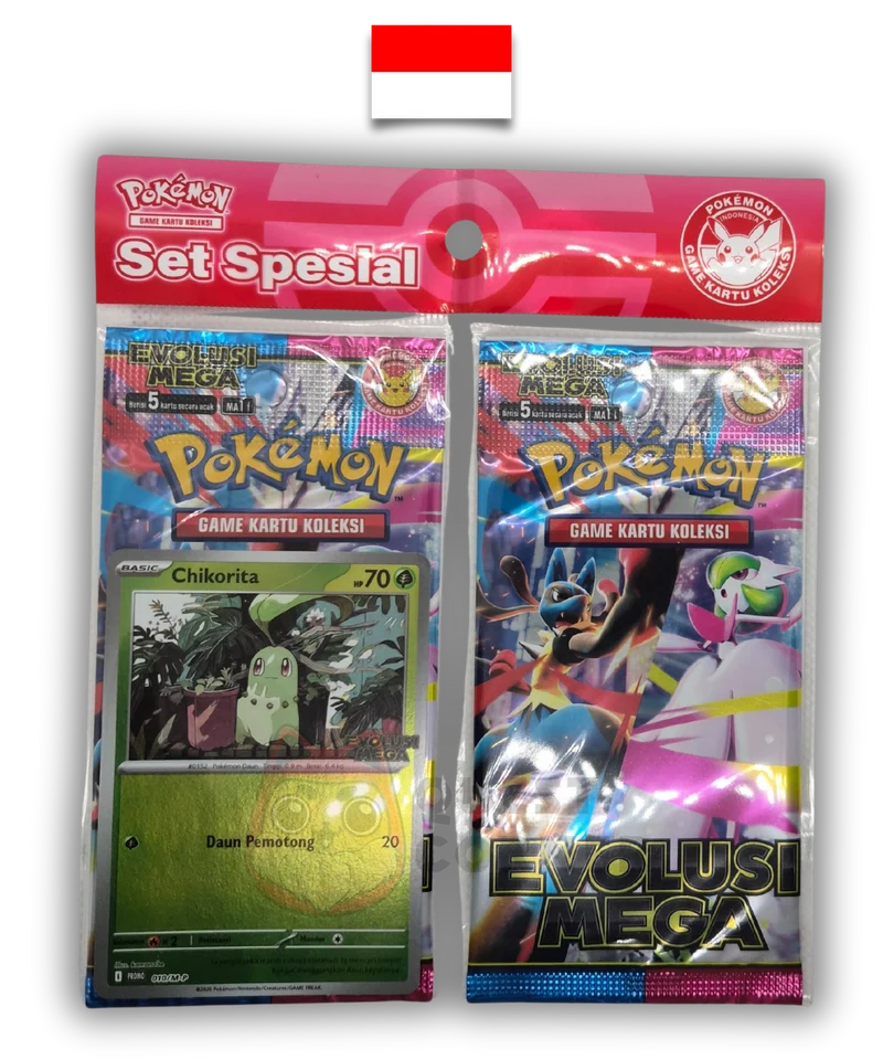 Set Pokémon – Special Set Evolusi Mega – Germignon 010/M-P Promo – Indonésien