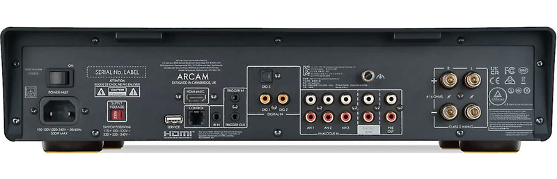 ARCAM A15+ | Amplificateur stéréo intégré 80Watts/Canal avec Bluetooth et Auracast