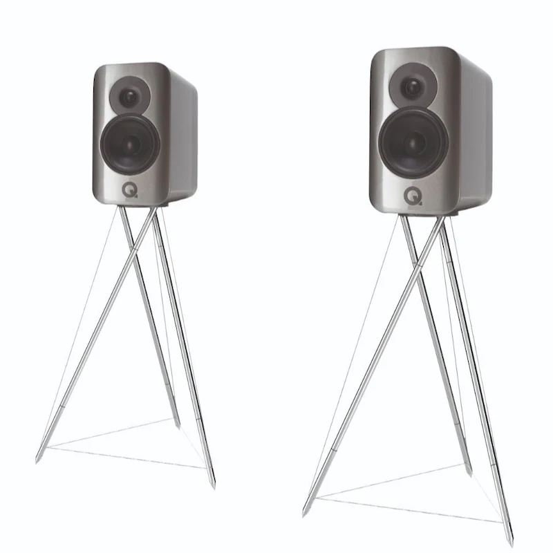 Q Concept 300 | Enceintes acoustiques d'étagère haut de gamme (Supports inclus)
