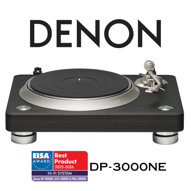 DENON DP-3000NE | Table tournante haute-fidélité premium à entraînement direct