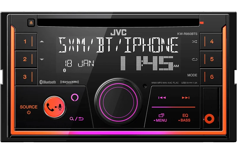 JVC KW-R950BTS | Radio d'auto avec CD et récepteur Bluetooth