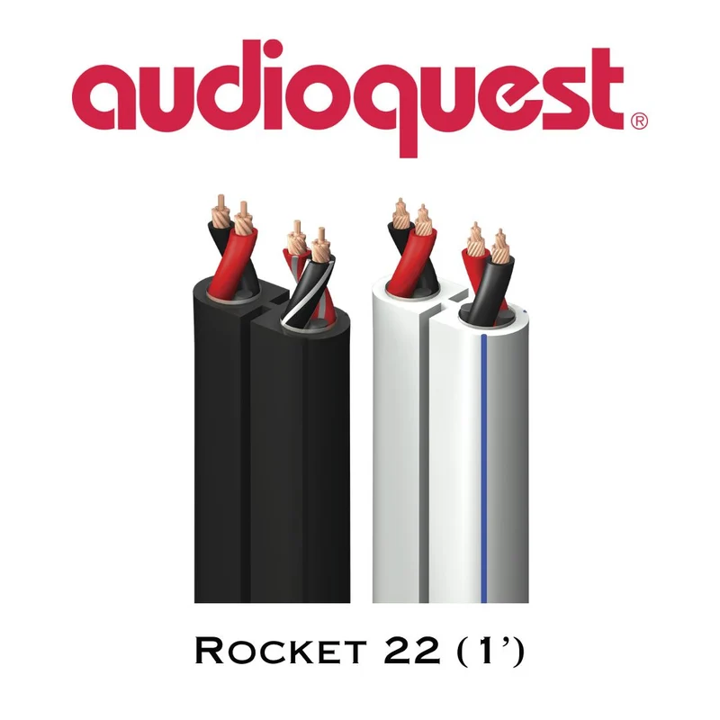 Audioquest Rocket 22 - Câble à haut-parleur 12AWG (164'-328' où au pied 25$)