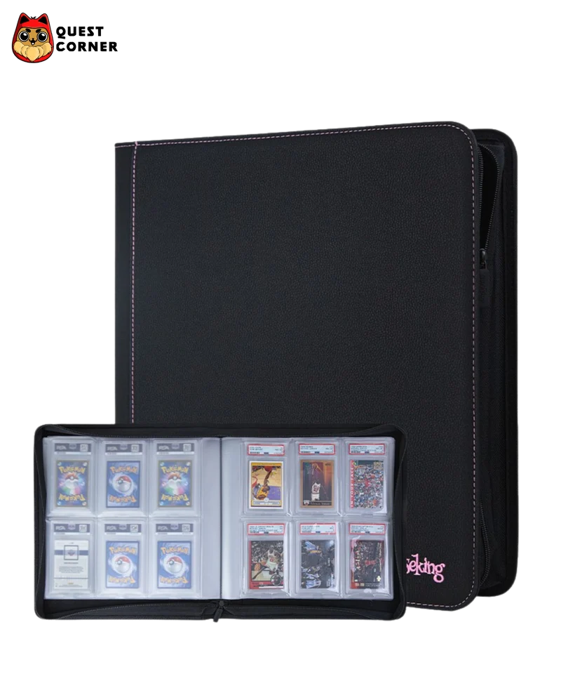 Accessoires TCG – Binder Zip noir pour cartes gradées PSA – Sanseking