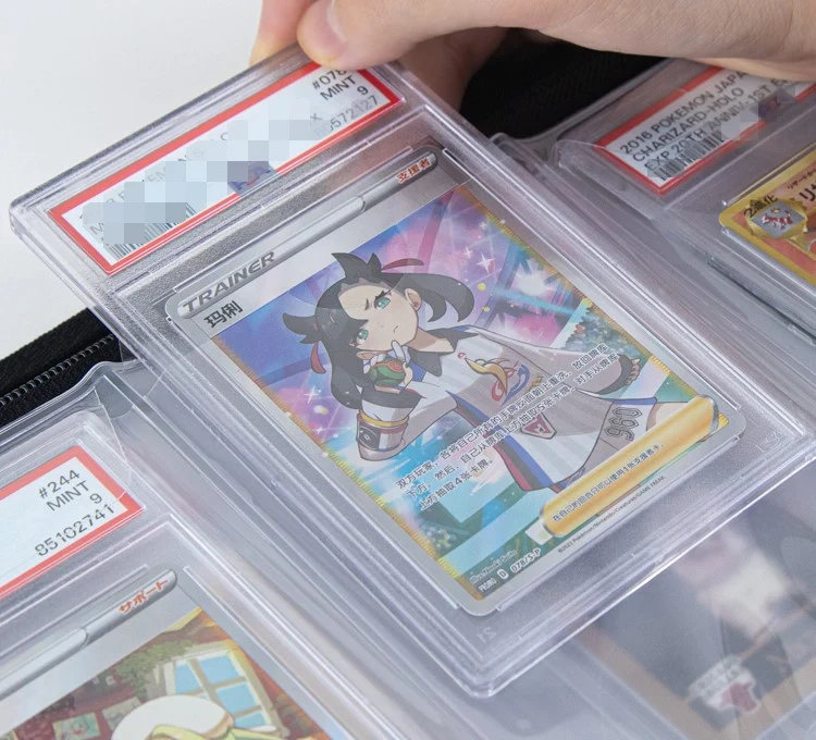 Accessoires TCG – Binder Zip noir pour cartes gradées PSA – Sanseking