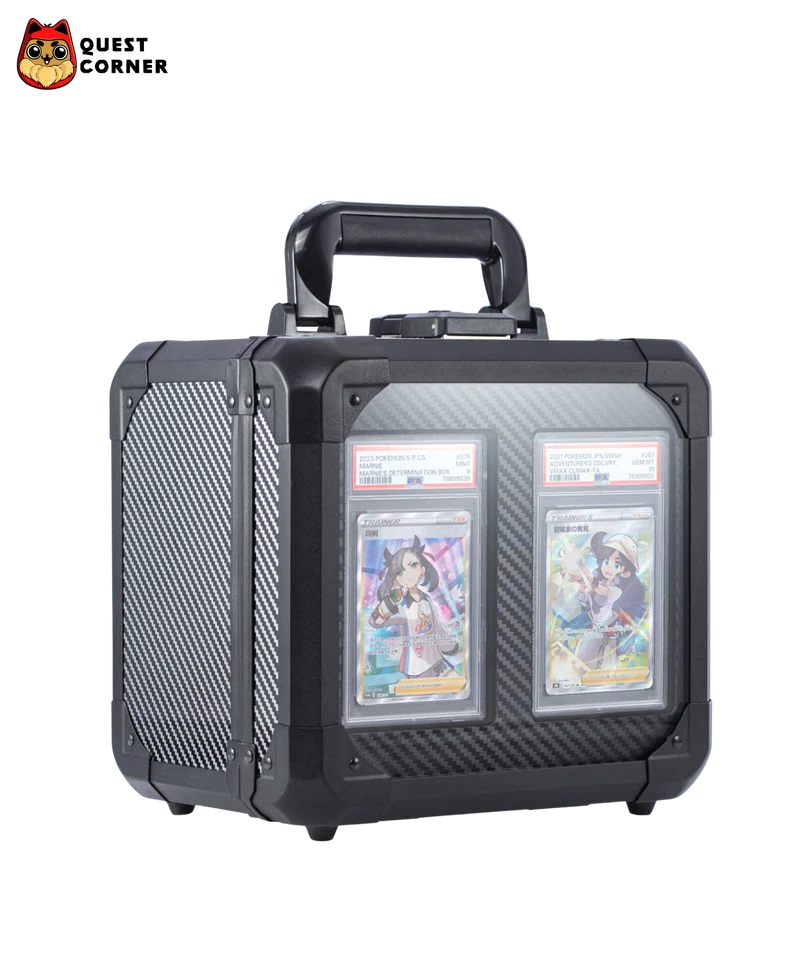 Accessoires TCG – Valisette pour cartes gradées avec vitrine – Sanseking