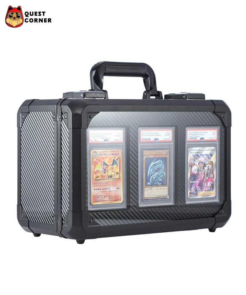 Accessoires TCG – Valisette pour cartes gradées avec vitrine – Sanseking