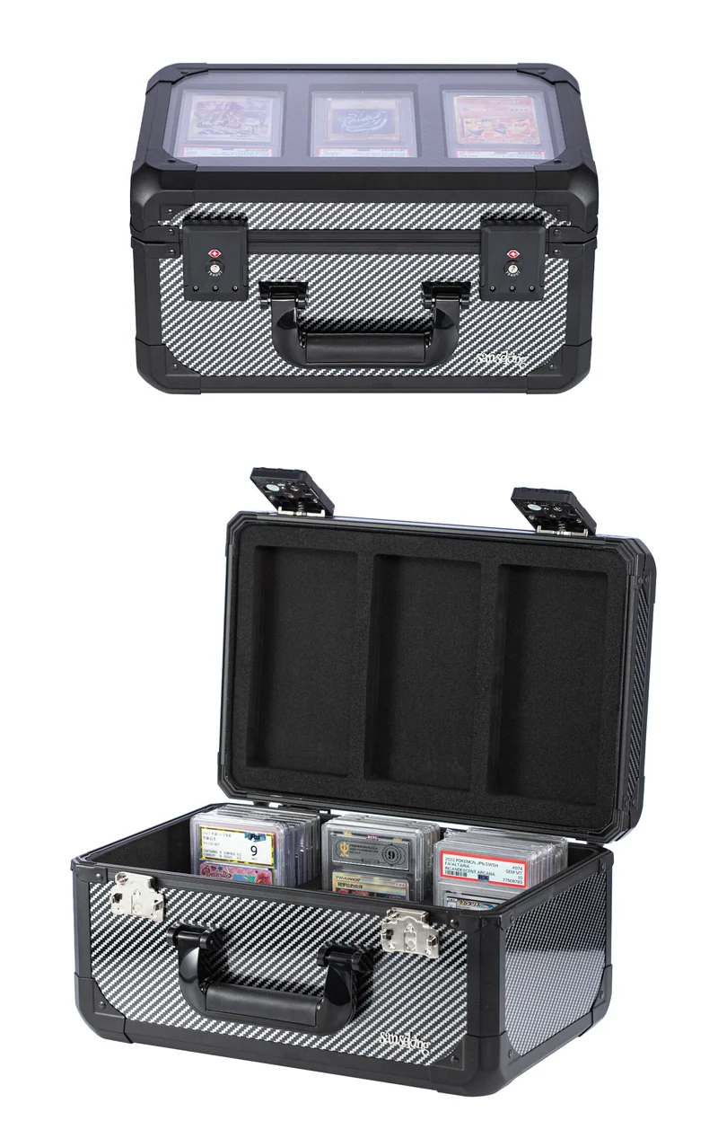 Accessoires TCG – Valisette pour cartes gradées avec vitrine – Sanseking