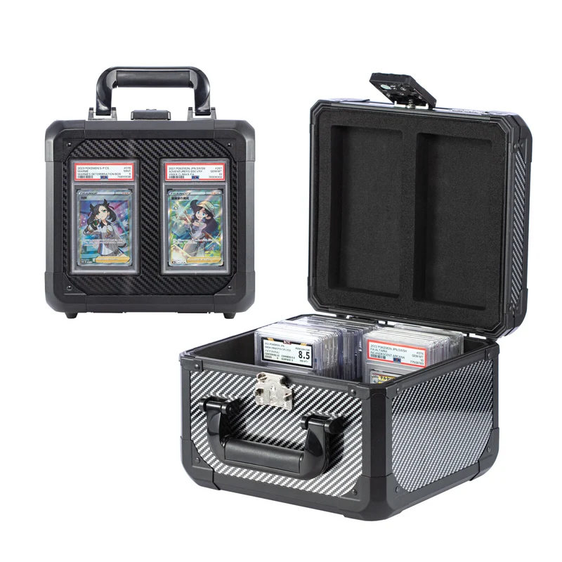 Accessoires TCG – Valisette pour cartes gradées avec vitrine – Sanseking