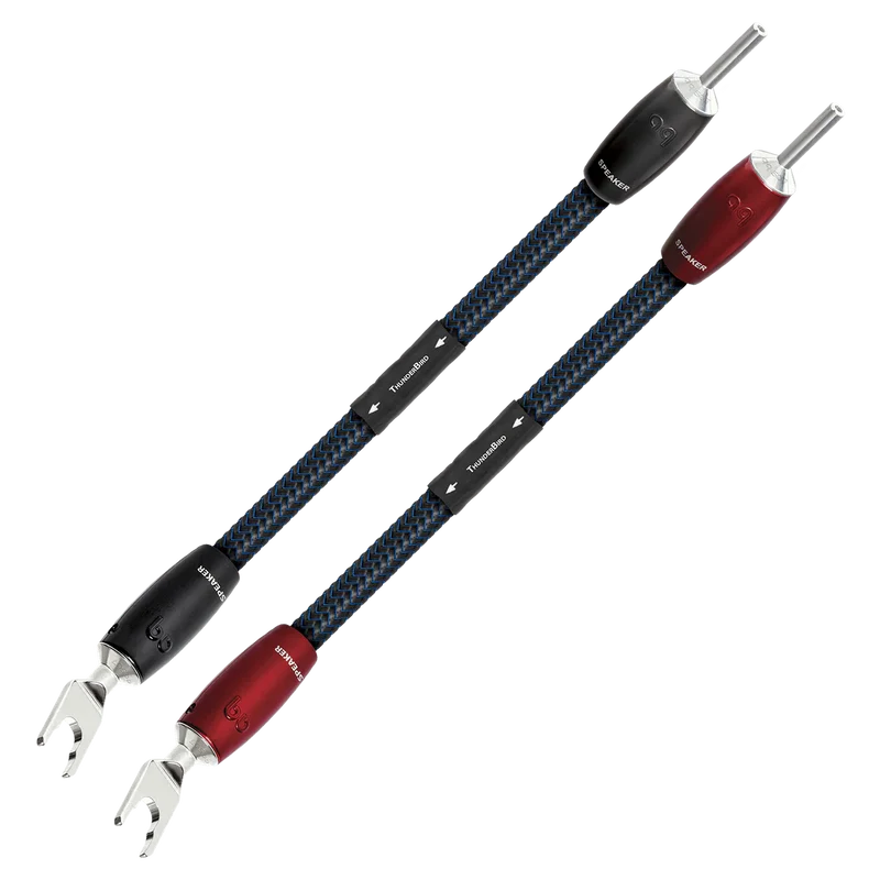 Audioquest ThunderBird Bi-Câblage Pulls avec 500 Series Connecteurs