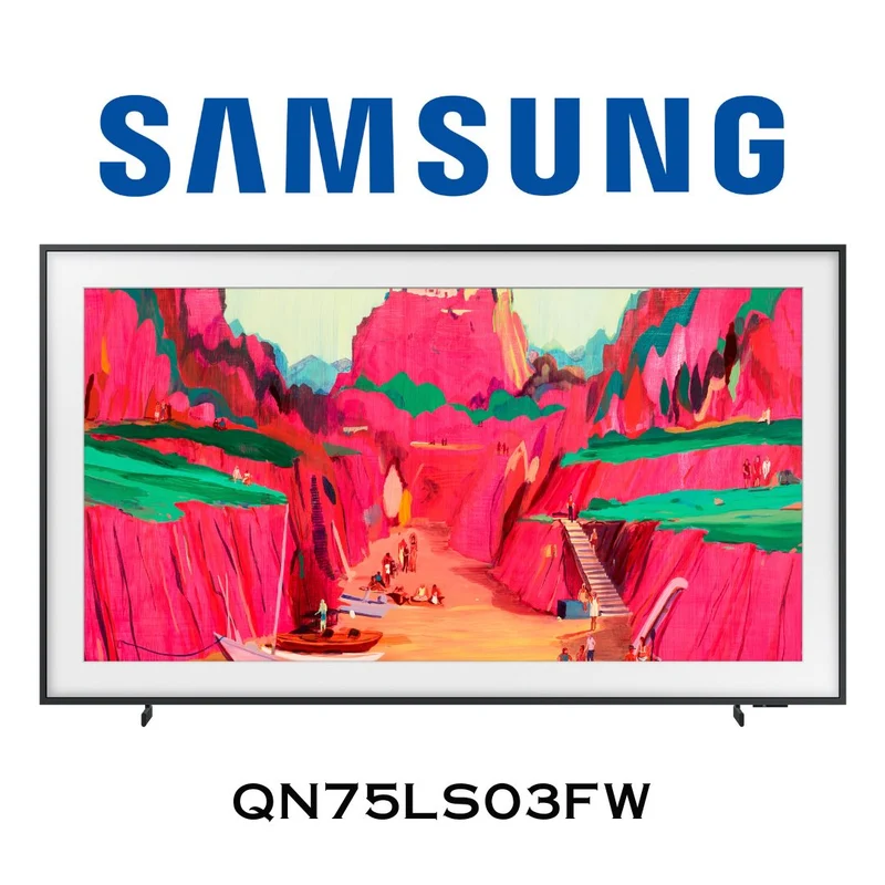 Samsung - The Frame Pro QN75LS03FW - Téléviseur 4K Neo QLED, Antireflet, 144hz, Mode ART, 75 pouces
