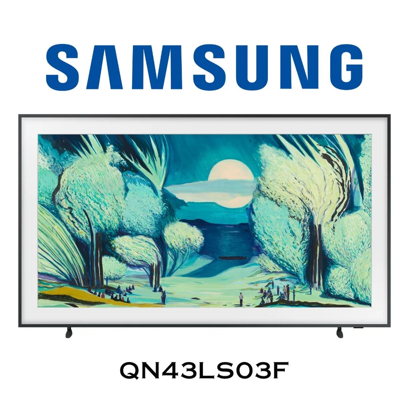 Samsung QN43LS03F - Téléviseur 43'' QLED 4K The Frame, 60Hz, Art Mode, VisionAI, NQ4 Gen2