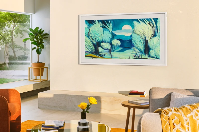 Samsung QN43LS03F - Téléviseur 43'' QLED 4K The Frame, 60Hz, Art Mode, VisionAI, NQ4 Gen2