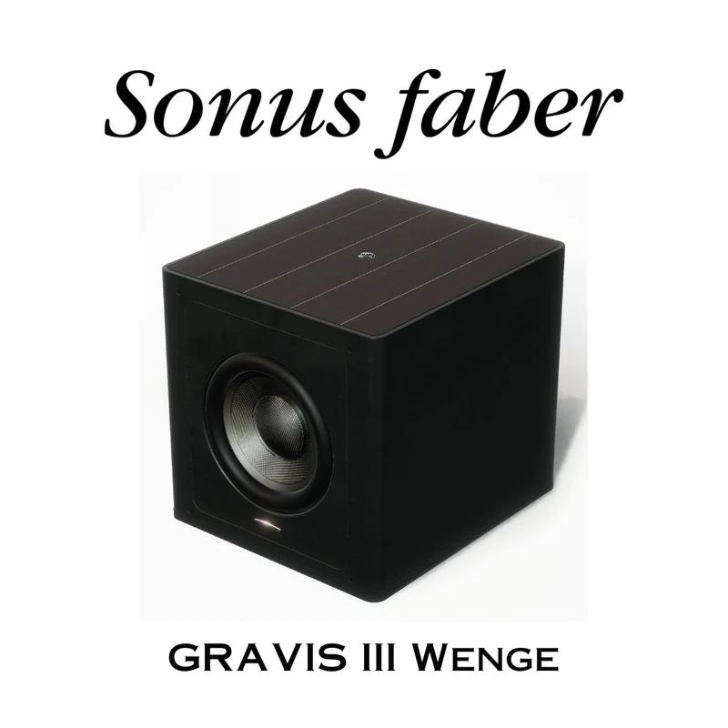 Sonus Faber GRAVIS III | Caisson de basses Haute-Fidélité 600 Watts