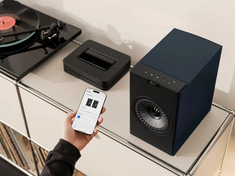 KEF CODA W Midnight Blue + DUAL CS 418