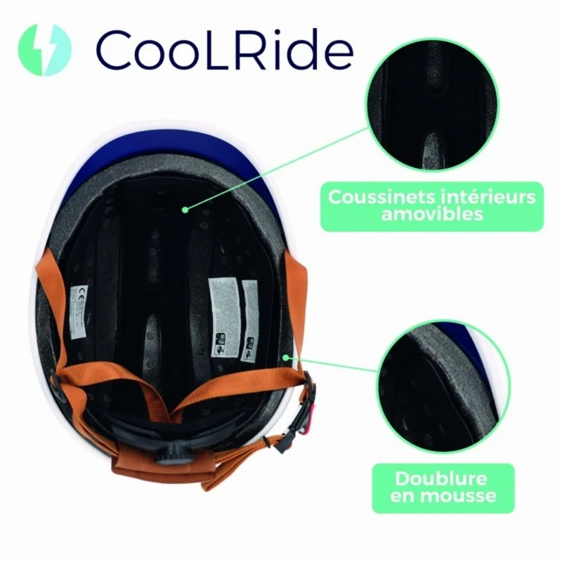 Casque vélo ville look vintage Coolride