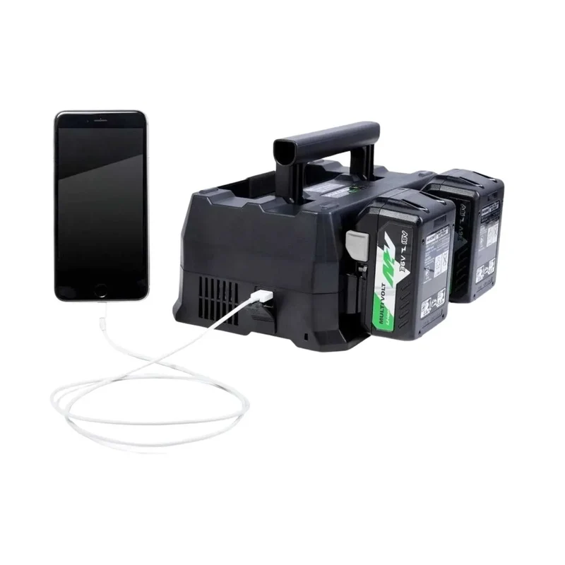 Chargeur 4 batteries HIKOKI 14.4V / 18V avec USB UC18YTSLW0Z - Déstockage