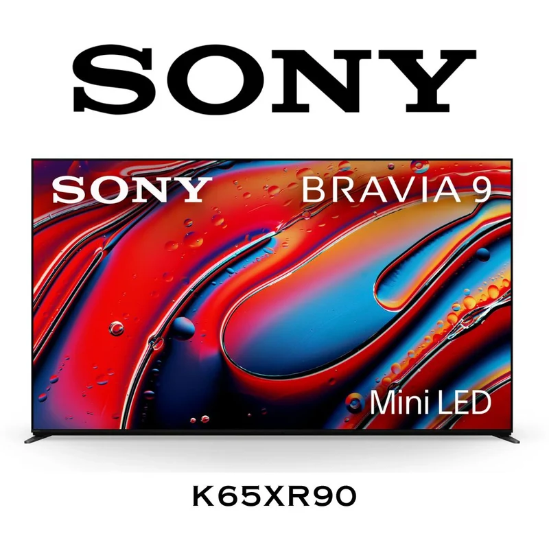 Sony K65XR90 - Téléviseur BRAVIA 9, MiniLED, QLED, 4K, HDR, 120Hz, Google TV, 65''