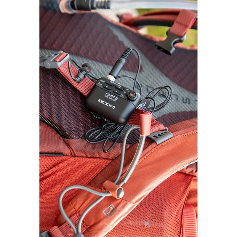 Zoom F2-BT Ultracompact Bluetooth-Enabled Portable Field Recorder with Lavalier Microphone