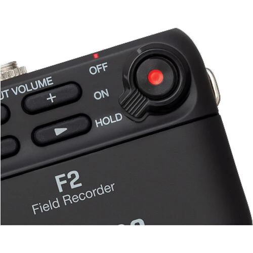 Zoom F2 Ultracompact Portable Field Recorder with Lavalier Microphone