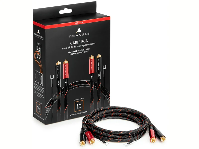 TRIANGLE RED RCA Stéréo