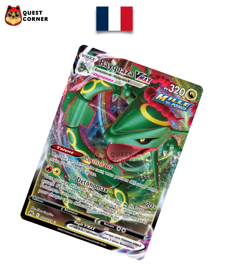 Rayquaza VMAX 102/159 – Zénith Suprême – Français – NM