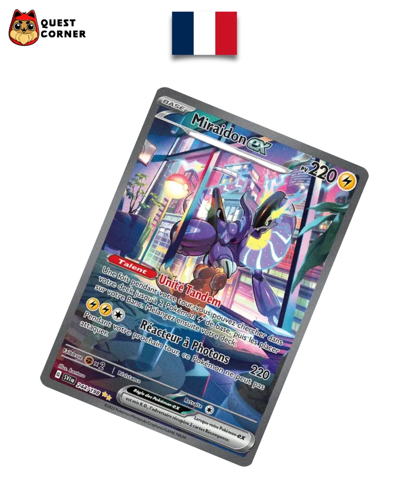 Miraidon ex 244/198 – Écarlate et Violet – Français – NM