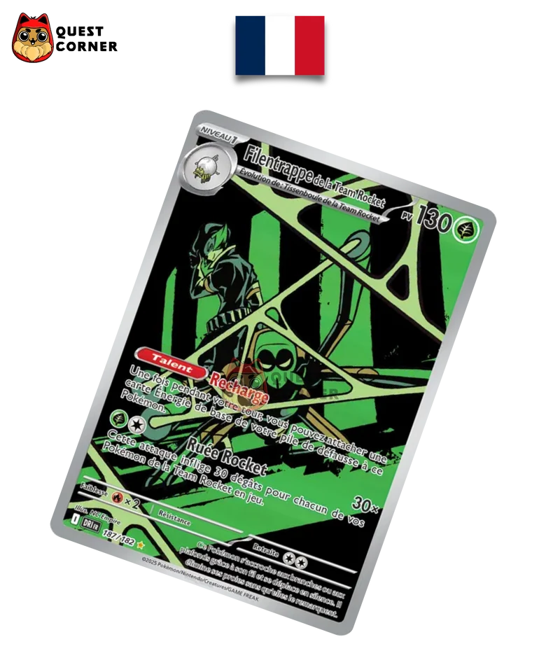 Filentrappe de la Team Rocket 187/182 – Rivalités Destinées – Français – NM