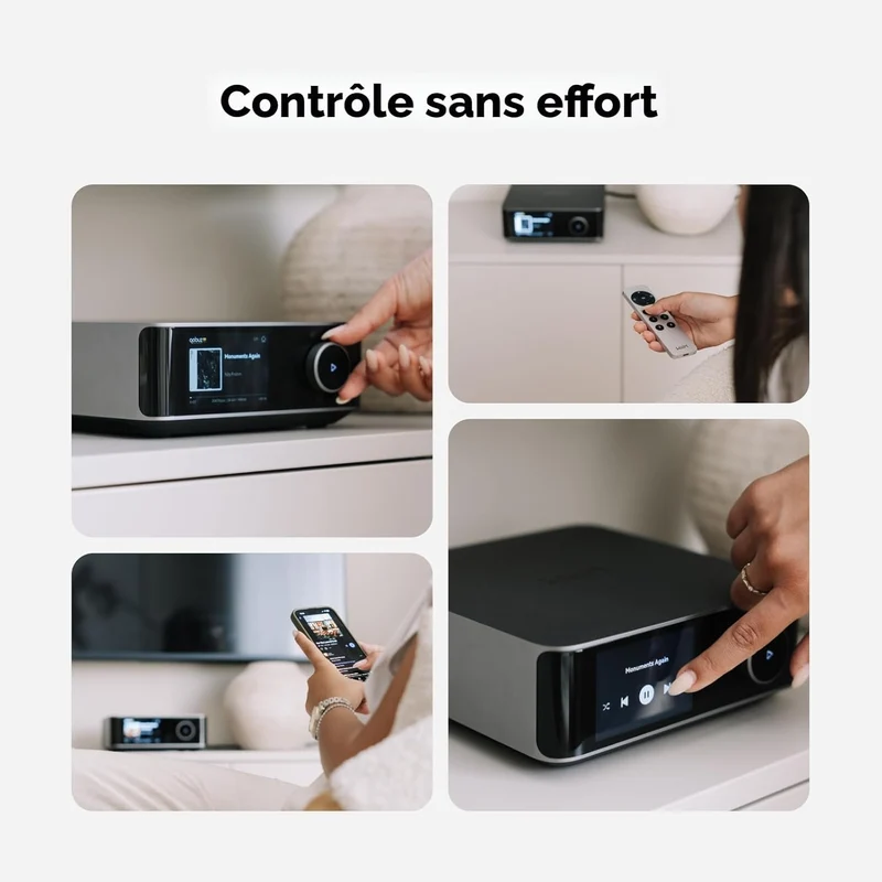 WiiMAMPULTRA | Amplificateur de streaming 100 Watts par canal (Space Grey)
