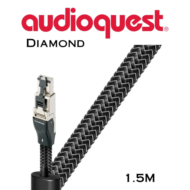 Audioquest Diamond 72v DBS - Câbles réseaux (Ethernet) 100% argent surface