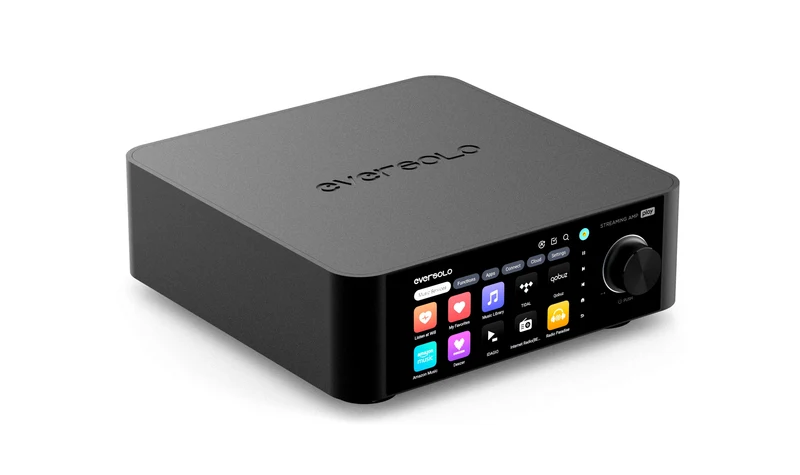 Eversolo Play – Amplificateur réseau Hi-Fi 2 x 60 W RMS avec HDMI et entrée phono