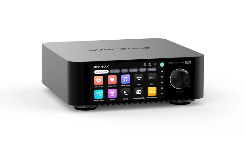Eversolo Play – Amplificateur réseau Hi-Fi 2 x 60 W RMS avec HDMI et entrée phono