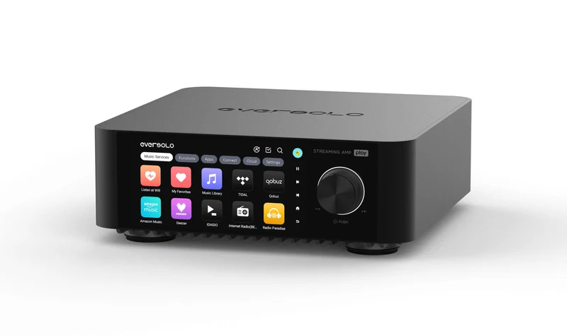 Eversolo Play – Amplificateur réseau Hi-Fi 2 x 60 W RMS avec HDMI et entrée phono